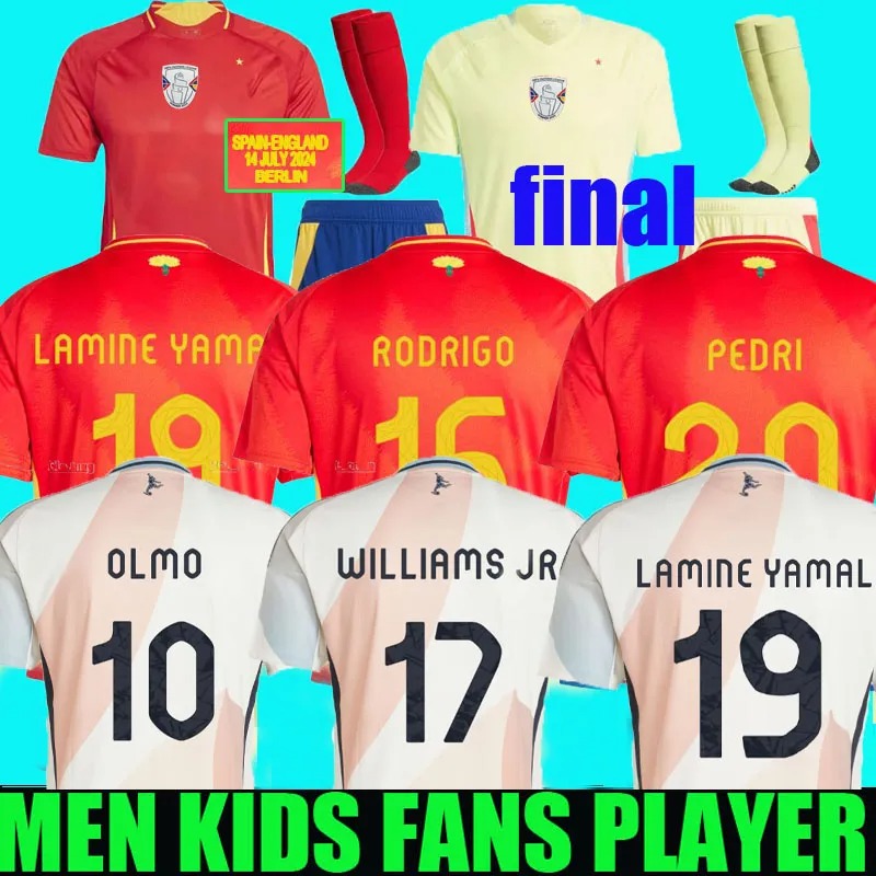 4XL 2024 25 26 Men kids kit Spanish Espana football shirt soccer jersey TORRES GAVI RODRIGO PEDRI LAMINE YAMAL MORATA home away womoen National team Camiseta