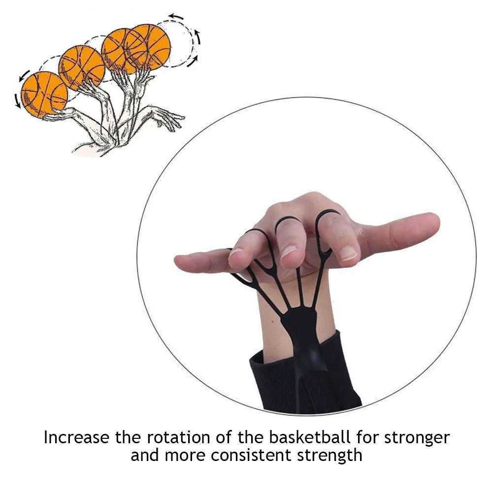 Basketball Shooting Aid Silicone Training Equipment Basketball Pitching Training Corrector Shooting Posture Hand Holder XJ250606