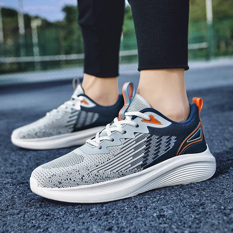 Ddmyoutdoor For Men New Thick Soled Fashion Mesh Running Breathable Casual Large Size Sneakers Shoes Zapatillas Outdoor Shoes