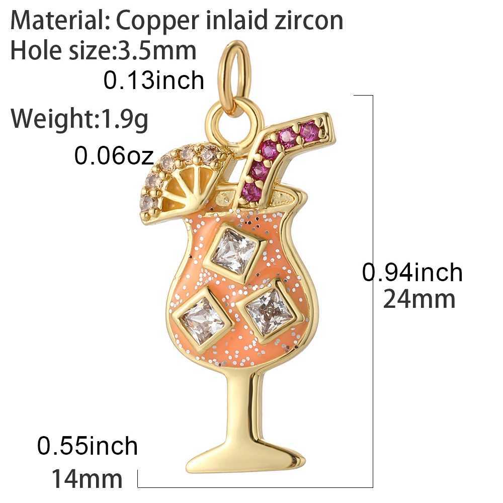 Cake cream Charms for Jewelry Making Supplies DIY Earrings Necklace Bracelet Jewelry Making Accessories Gold Color Copper XJ250607