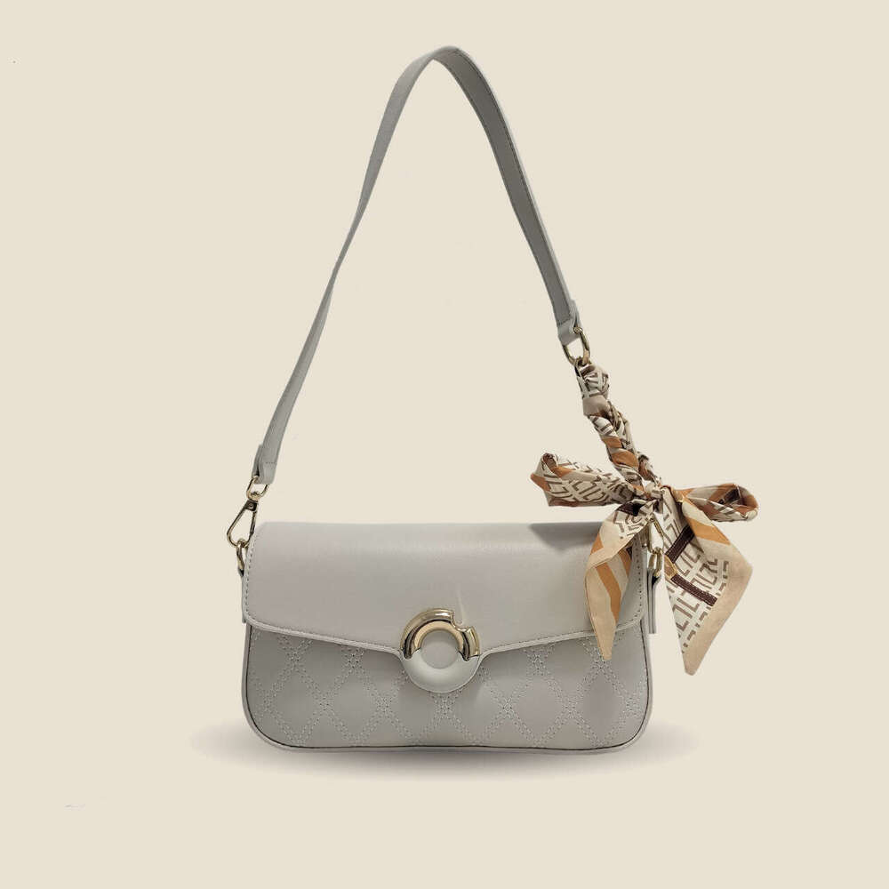 Women New Niche Design Scarf Small Square Commuter Versatile Shoulder Crossbody Bag