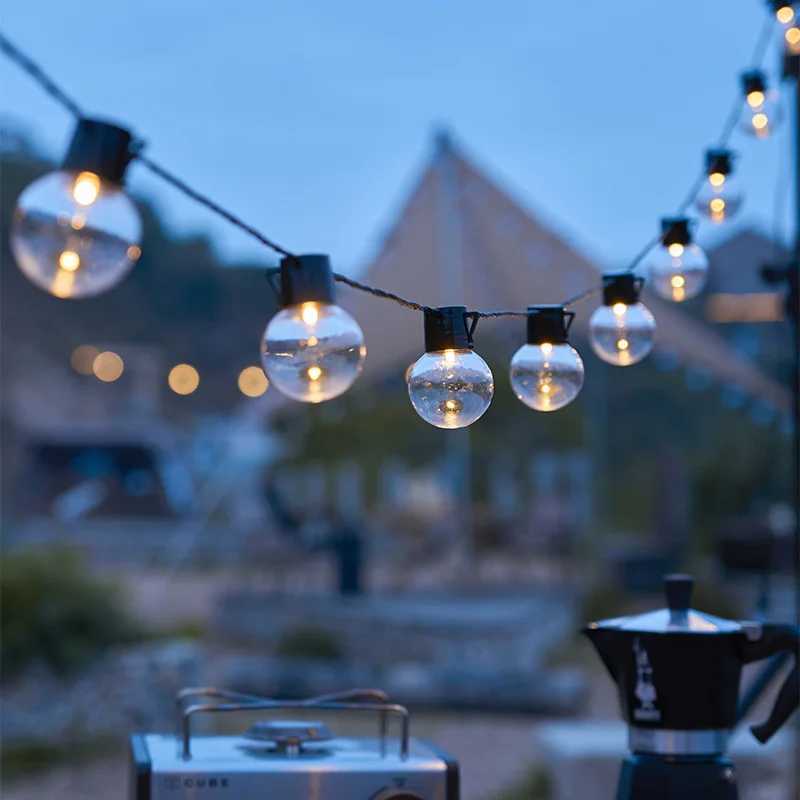 Solar Transparent Ball LED String Lights Outdoor Garden Holiday Decoration Waterproof Light Lamps Home Balcony Lights 1040 XJ250606