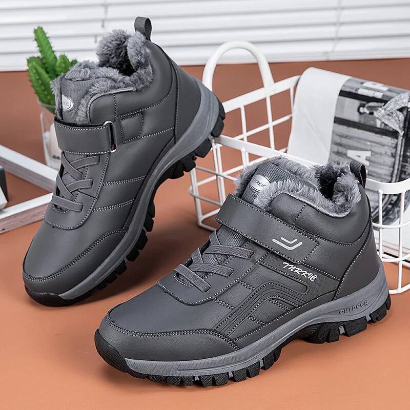 Ddmyoutdoor Ddmyoutdoor Men S Snow Women Slip On Winter Waterproof Comfortable Ankle Boots Sneakers Plush Hiking Walking Couple Shoes Outdoor Outdoor 