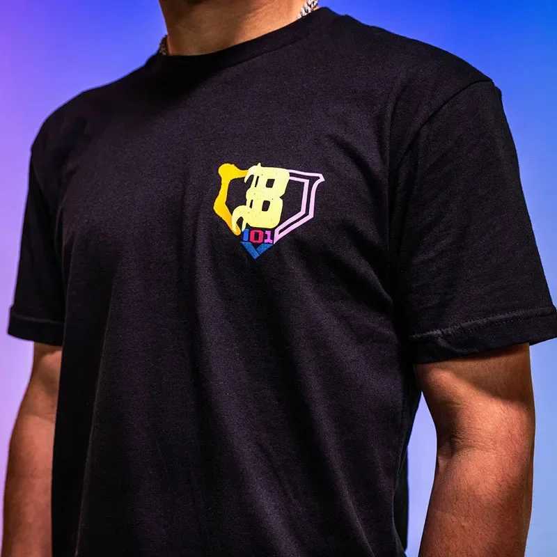 2025 New Summer Mens Women American Basketball 101 Fashion Trend Comfortable Casual Sports T Shirt Baseball X250607