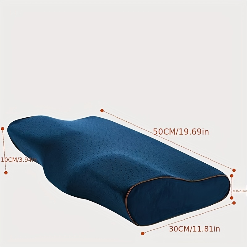 Butterfly-shaped snore-stopping pillow Anti-snoring Neck-protecting Pillow Repair Sleeping Side Pillow Core Memory Cotton Pillow