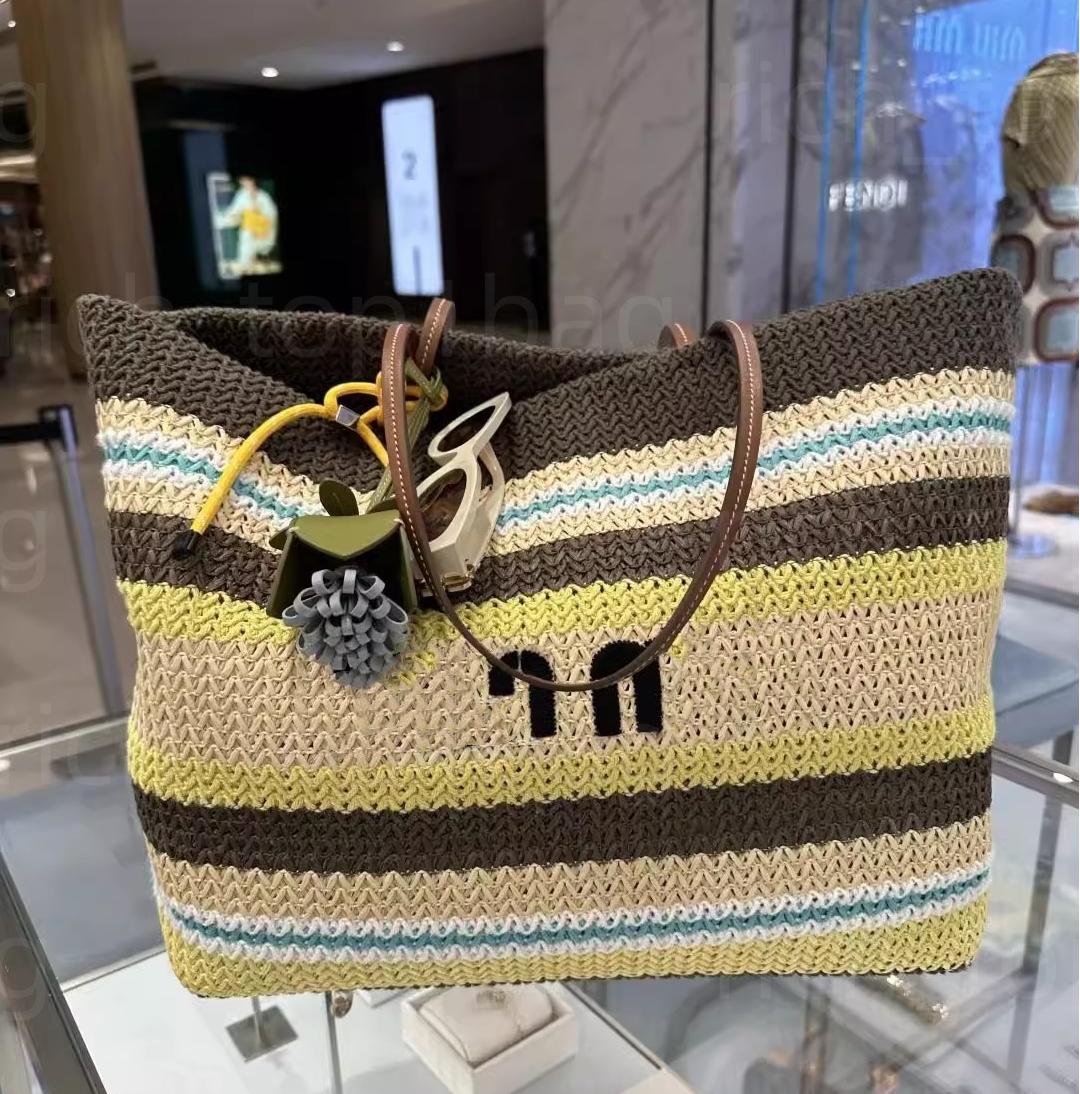 NEW style Beach Bag Designer Bag Tote bag Straw Bag Summer Travel Shopping bag Handbags Hollow Out Shoulder bags big Capacity Vacation Purse