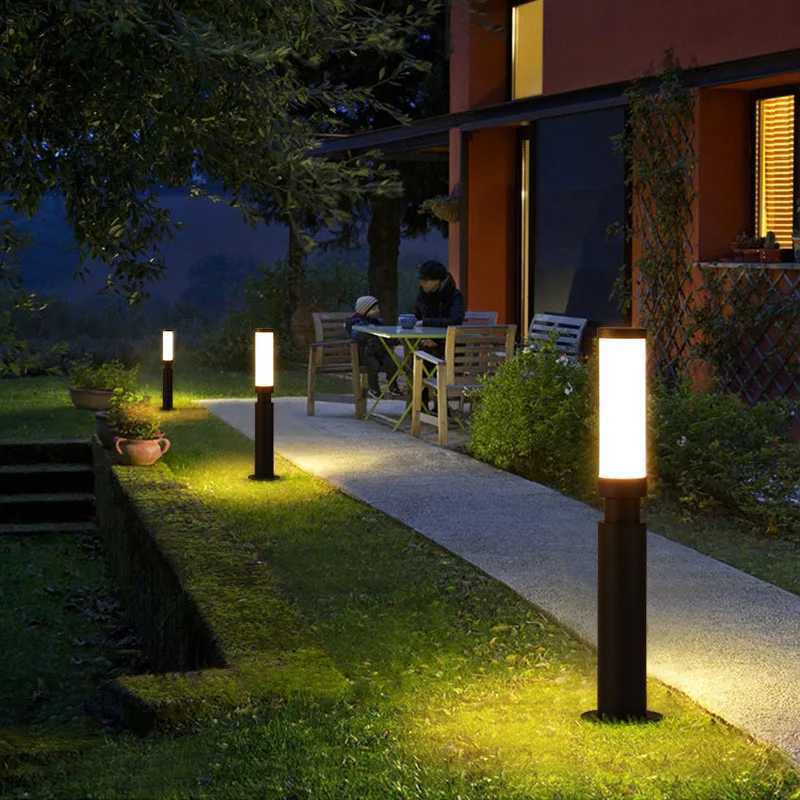 LED Lawn Light 110V 220V Waterproof IP65 Outdoor Simple Modern Street Lamp For Garden Path Landscape Park Courtyard Lighting W250607