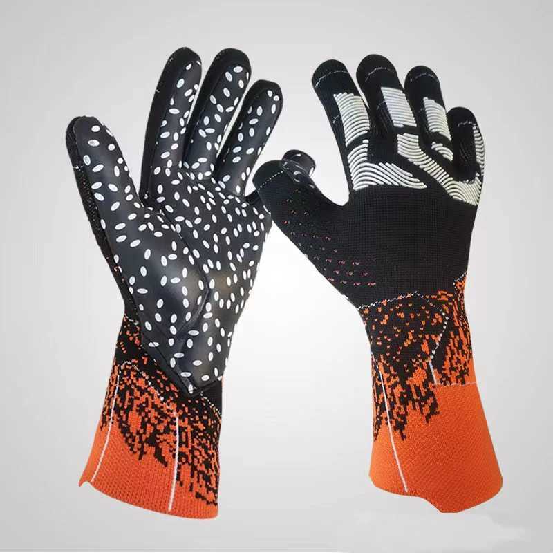 Oriental Deer Football Goalkeeper Gloves Thickened Soccer Goalie Gloves Football Suit For Adults Kids No Finger ProtectionXJ250606