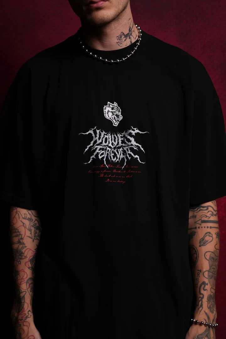 Wolf Head High Quality T-Shirt Summer City Sports Casual Crew Neck Short Sleeve Mens T-Shirt Couple X250607