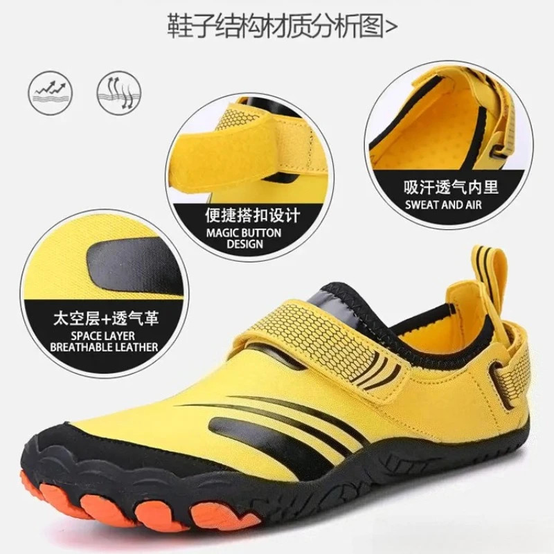 Women Quick Dry Couple Fishing Surfing Wading Shoes Swim Sneakers Male Barefoot Aqua Men Beach Sandals 250605