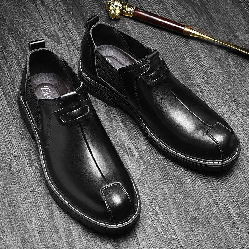 Ddmyoutdoor New Arrival Retro Bullock Design Classic Business Formal Pointed Toe Leather Shoes Men Oxford Dress Shoes New Outdoor