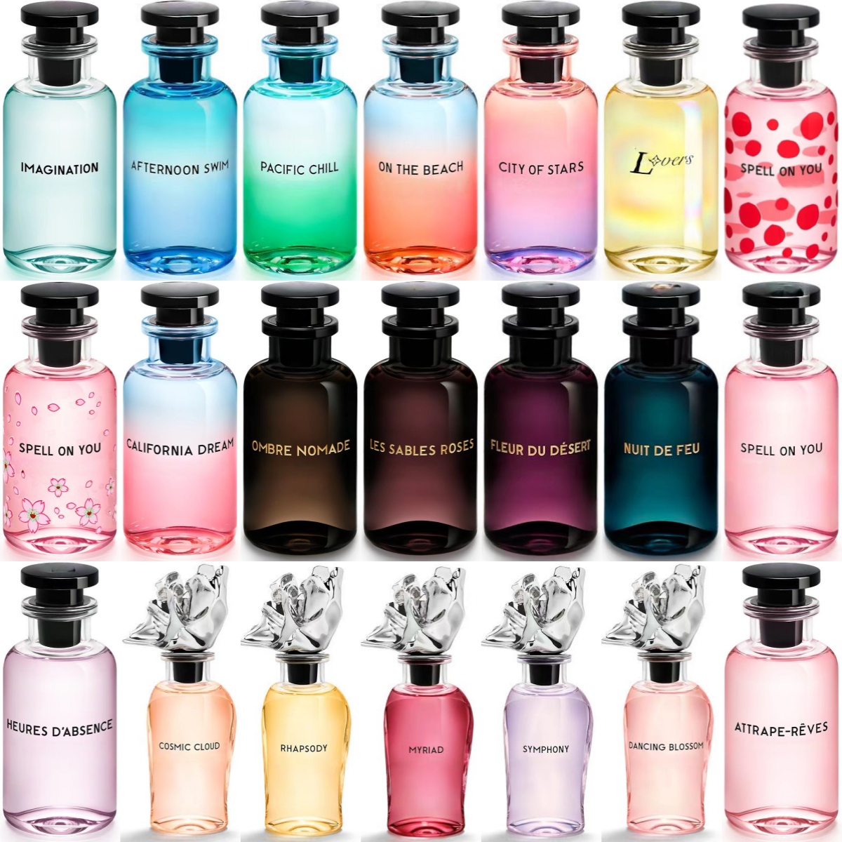 2024 Best-selling imagination limmesite ombrenomade les sables roses california dream perfume1:1 magnetic cap cylinder packaging Perfume for men and women