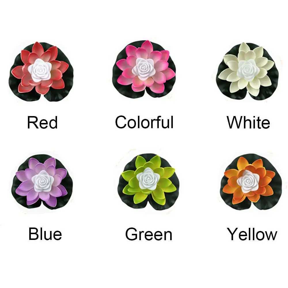 RGB LED Flower Light Floating Fountain Pool Pond Lamp Garden Decor XJ250606