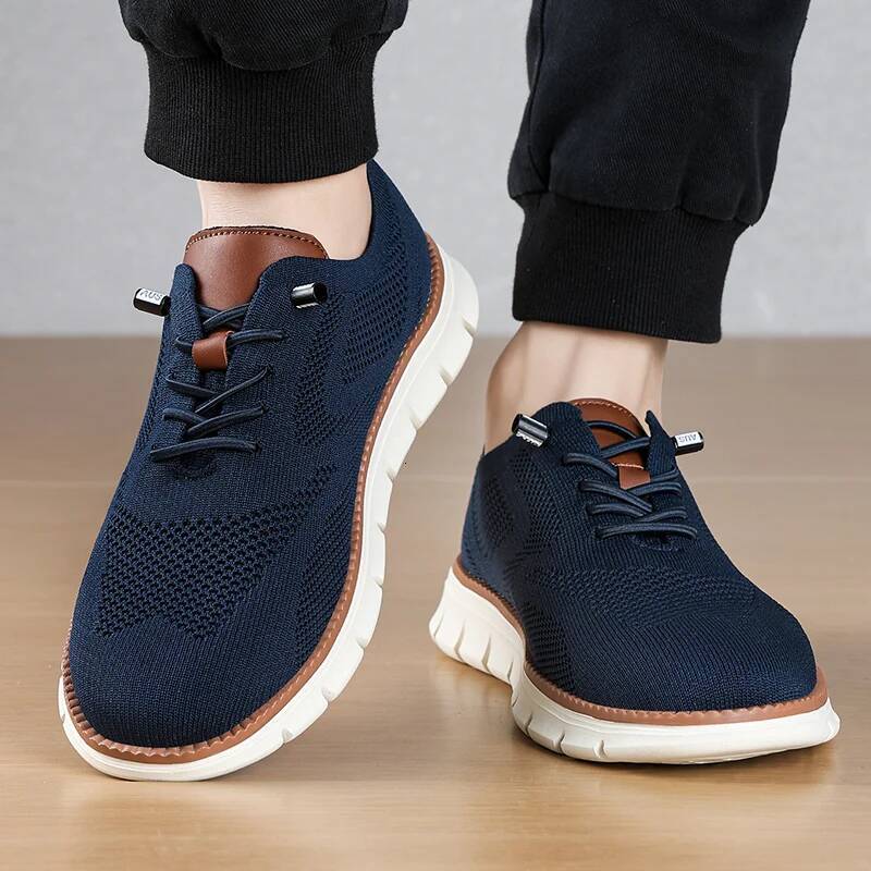 Ddmyoutdoor Summer Men S Soft Soled Walking Outdoor Non Slip Flat Sneakers Mesh Breathable Running Comfortable Vulcanized Shoes Outdoor Shoes