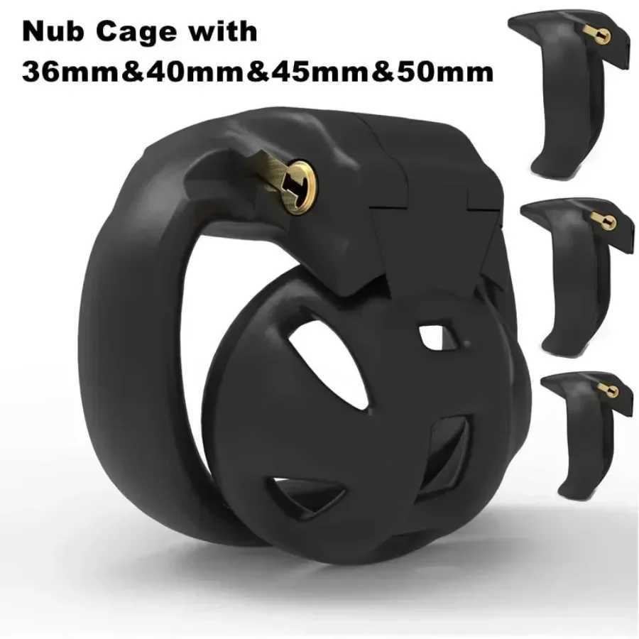 New Chastity Cage 3D Breathable Nub Air Cage Male Chastity Device HT-V4 High Quality Resin Penis Ring Cock Belt Adult Sex Toy XJ250607