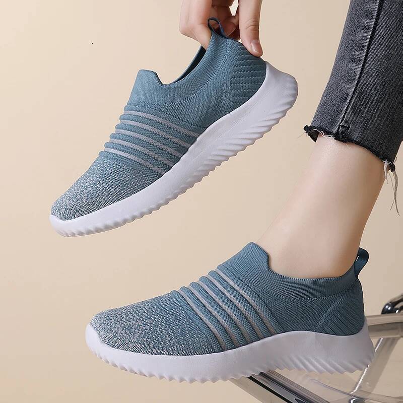 ddmyoutdoor Women S Shoes Lightweight Platform Sneaker Soft Sole Mesh Breathable Walking Comfortable Casual Single Shoe Large Size Outdoor Outdoor Sho