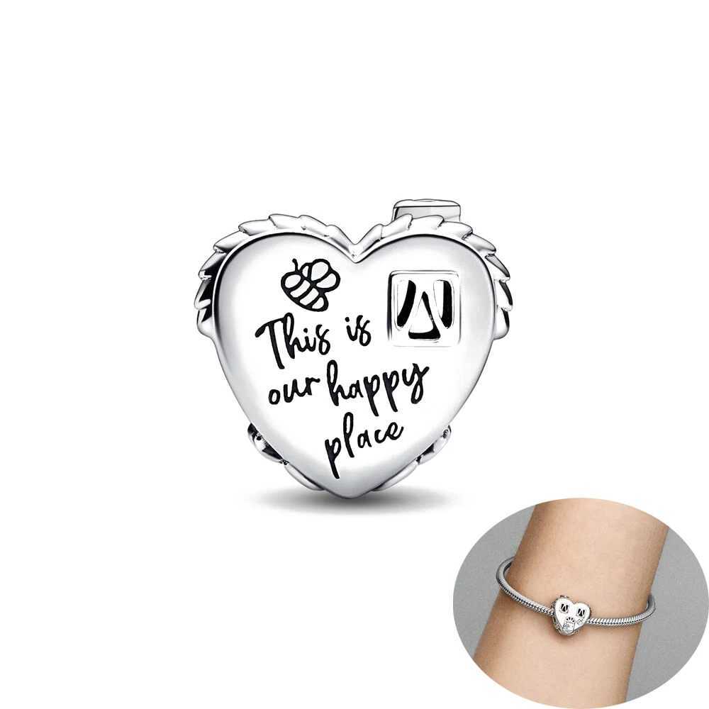 NEW 925 Sterling Silver Charm Fit Original Bracelet Accories Women Jewelry Warm Home Series Castle Baby Carriage WindmillXJ250607