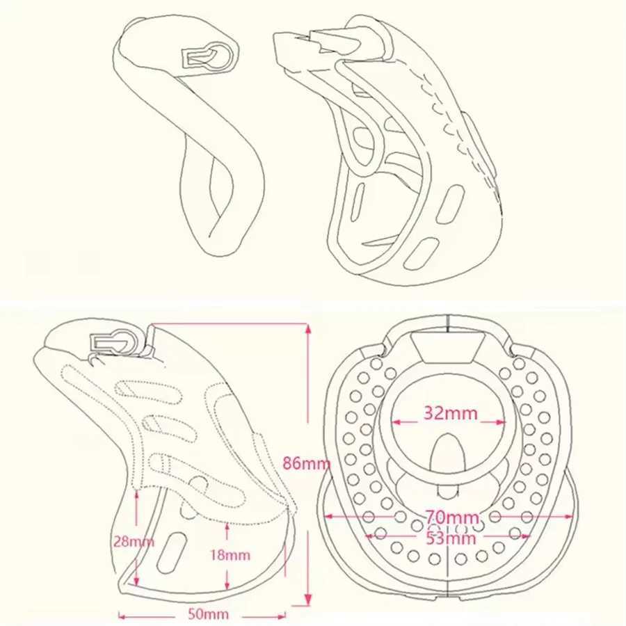 Fully Restraint Bowl Male Chastity Device Cock Cage Penis Rings Chastity Lock Cage Cock Ring Bondage Adult Sex Toys For Men XJ250607