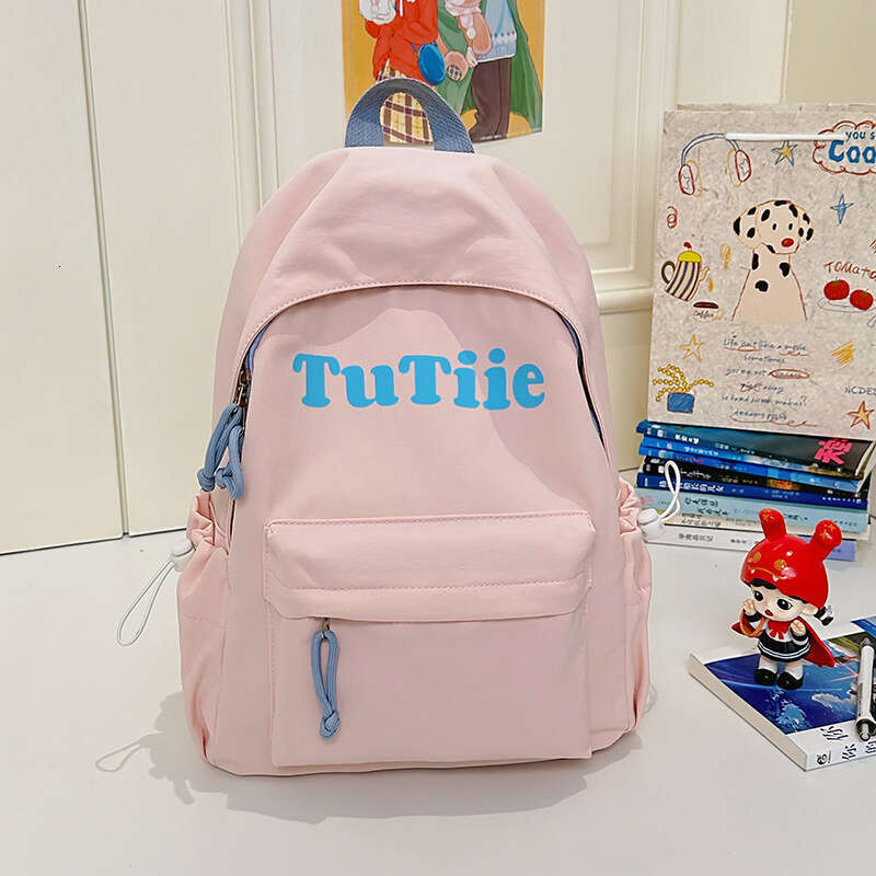 Minimalist Large Capacity Letter for Women 2025 New Model Student Commuter Lightweight Travel Backpack Double Shoulder Bag