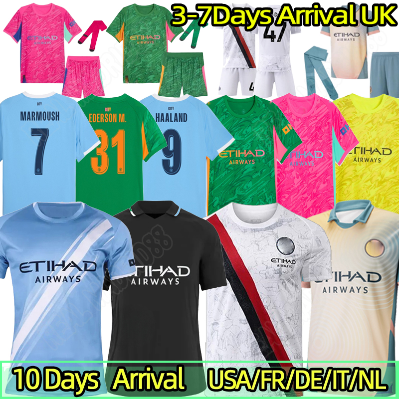 24/25/26 HAALAND soccer jerseys FODEN MARMOUSH DOKU MARMOUSH McATEE KOVACIC GVARDIOL DE BRUYNE MATHEUS N. MAN CITY NICO football shirt men kids kits sock 3XL 4XL