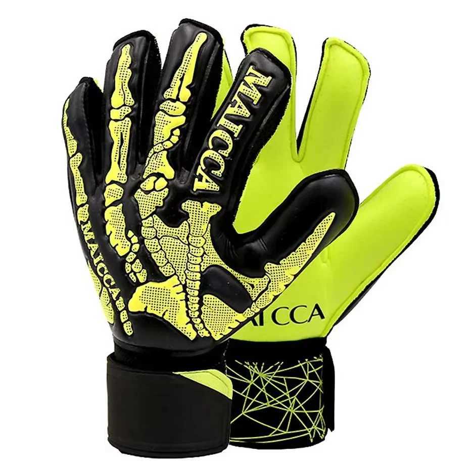 Adult Child Soccer Professional Goalkeeper Gloves Thicken Latex Soft Football Goalie Goal Keeper Glove 5 Finger Save Protection XJ250606