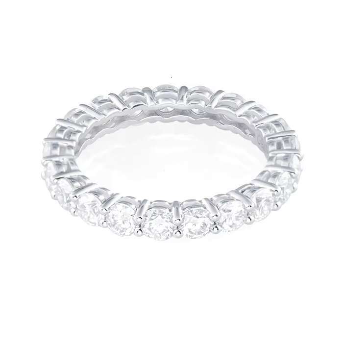 18K Gold Bubble Rings for Women Moissanite Solitaire Ring Matching Diamonds Band Engagement Wedding Ring New