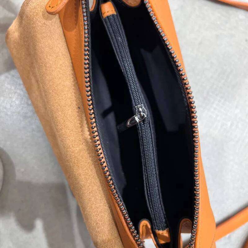 Vintage Natural Women Crossbody Real Genuine Leather Shoulder Bag Female Multi-Layer Small Messenger Bags Purses 2025/06/07