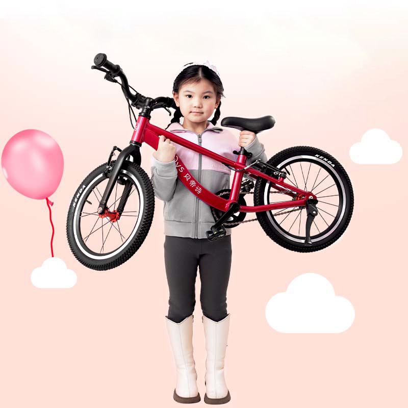 Bedys 20-inch Lightweight Aluminum Alloy Straight Beam Children's Bicycle for Boys and Girls