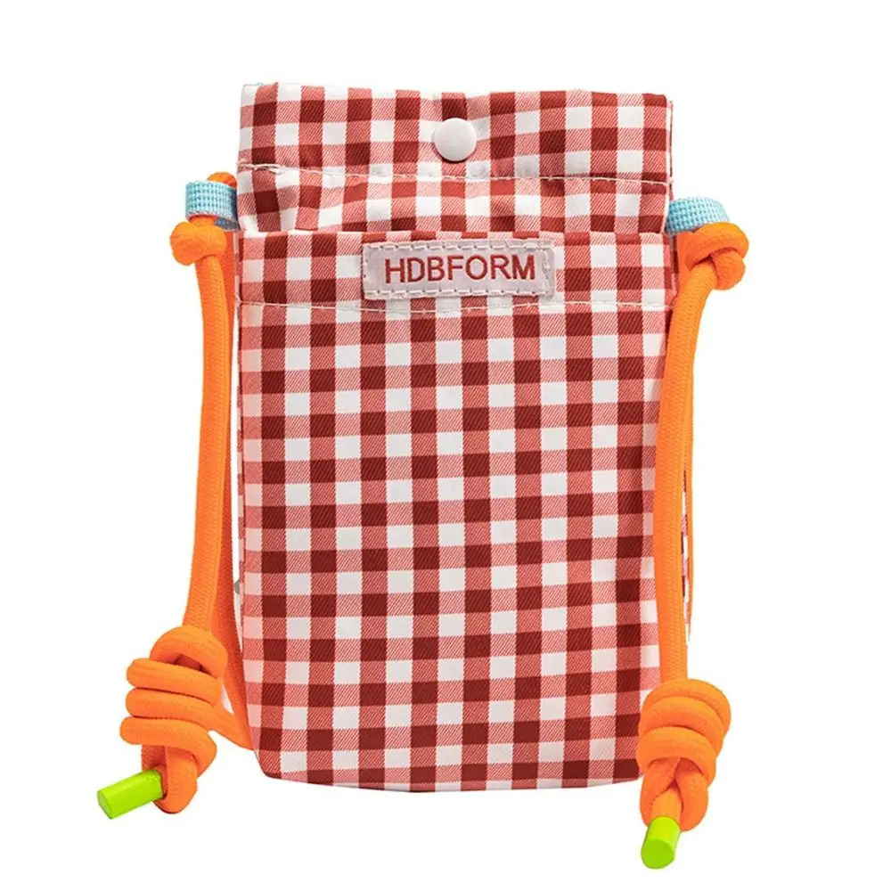 Mini Square Grid Shoulder Bag Multifunctional Women Mobile Phone Bag Fashion Cartoon Square Bags Large Capacity Handbag 250606