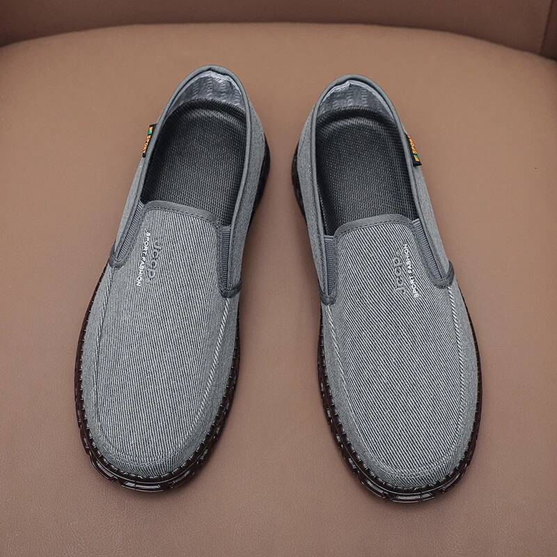 Ddmyoutdoor Men S Casual New Flat Bottom Anti Slip Work Breathable Linen Canvas Shoes Summer Sneaker Zapatillas Outdoor Shoes