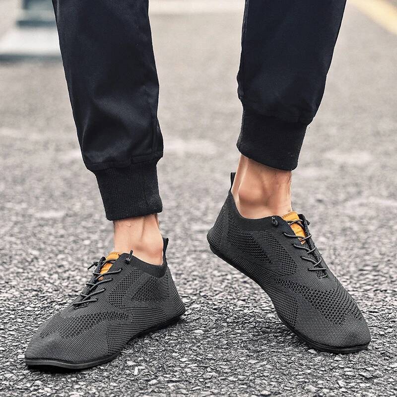 Ddmyoutdoor MAEDEF Mens Mesh Flats Fashion High Quality Walking Men Breathable Indoor Home Slippers Non Slip Casual S Shoes Outdoor Shoes