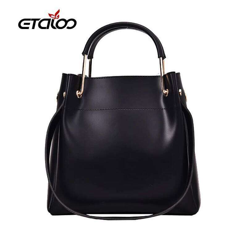 Soft Leather Handbag High Quality Women Shoulder Shopper Tote Bucket Bag Fashion Women's Handbags 2024 New