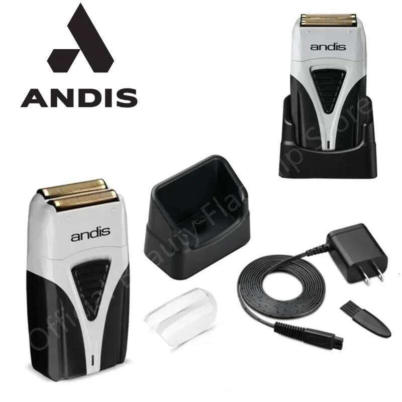 Original American ANDIS Profoil Lithium Plus 17205 Barber Cleaning Electric Shaver For Men Razor Bald Hair Clipper Supplies