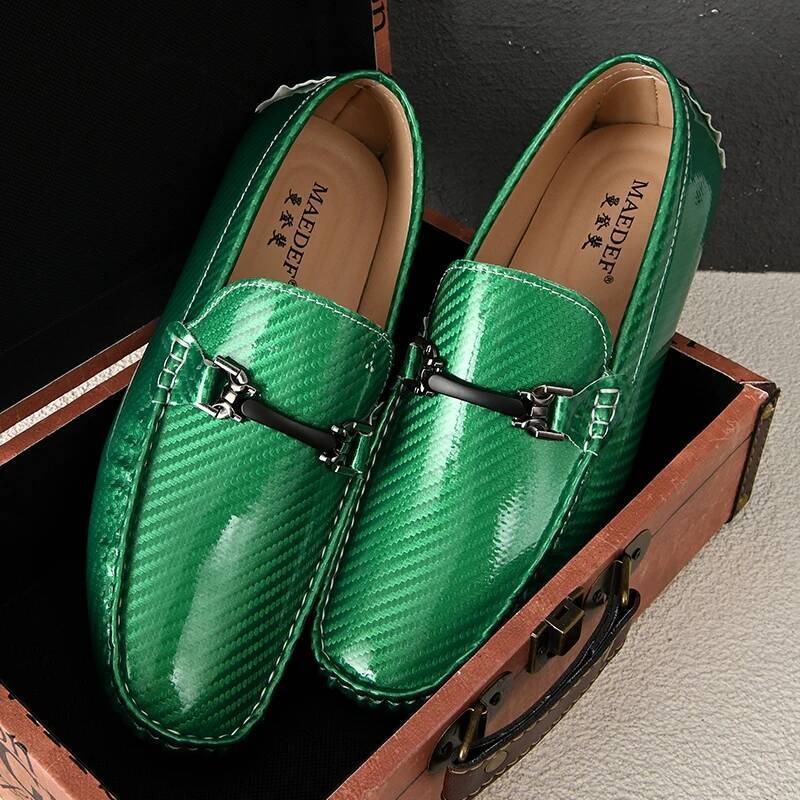 Ddmyoutdoor MAEDEF Business Brand Leather Fashion Casual Shoes For Men Breathable Loafers Comfortable S Wedding Party Shoe Outdoor Shoes