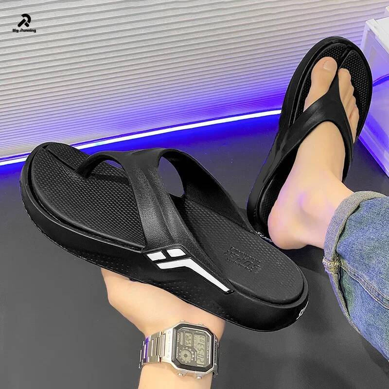 Ddmyoutdoor TAIPAO New Men S Non Slip Shock Absorbing Flip Flops Summer Casual For Outdoor Vacation Seaside Sandals Beach Shoes outdoor shoes