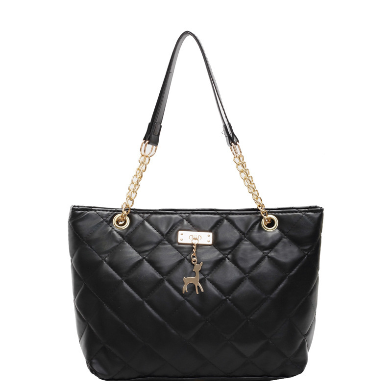 Top brand high-quality new free designer bag 2025 new Korean style quilted shoulder bag handbag embroidery chain bag simple new free designer bag