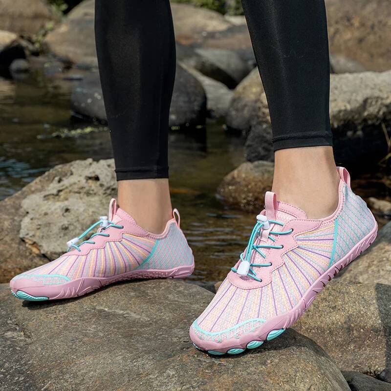 Ddmyoutdoor Summer Fashion Aqua For Women Quick Drying Five Finger Big Size Beach Water Sneakers Men Gym Shoes Trainers Outdoor Shoes