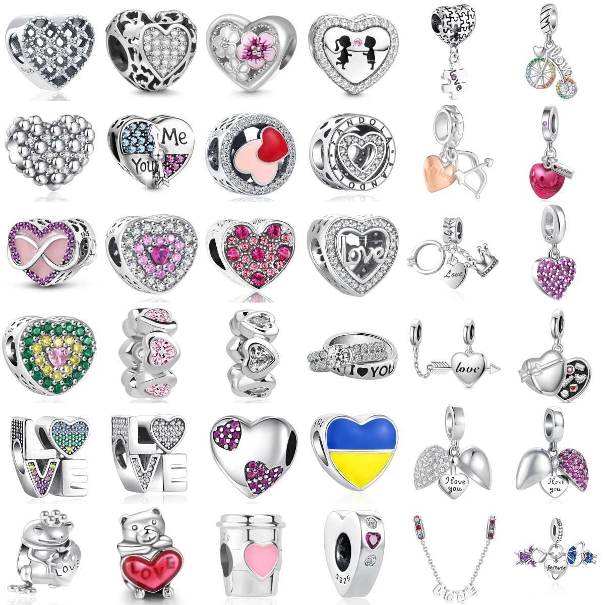 NEW 925 Sterling Silver Charm Fit Original Bracelet Accessories Women Jewelry Wedding Anniversary Series Arrow Double Ring XJ250607