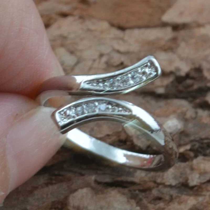 Delysia King Aestheticism Womens Ring Simplicity Light Luxury Student Rings (Opening Adjustable) W250606