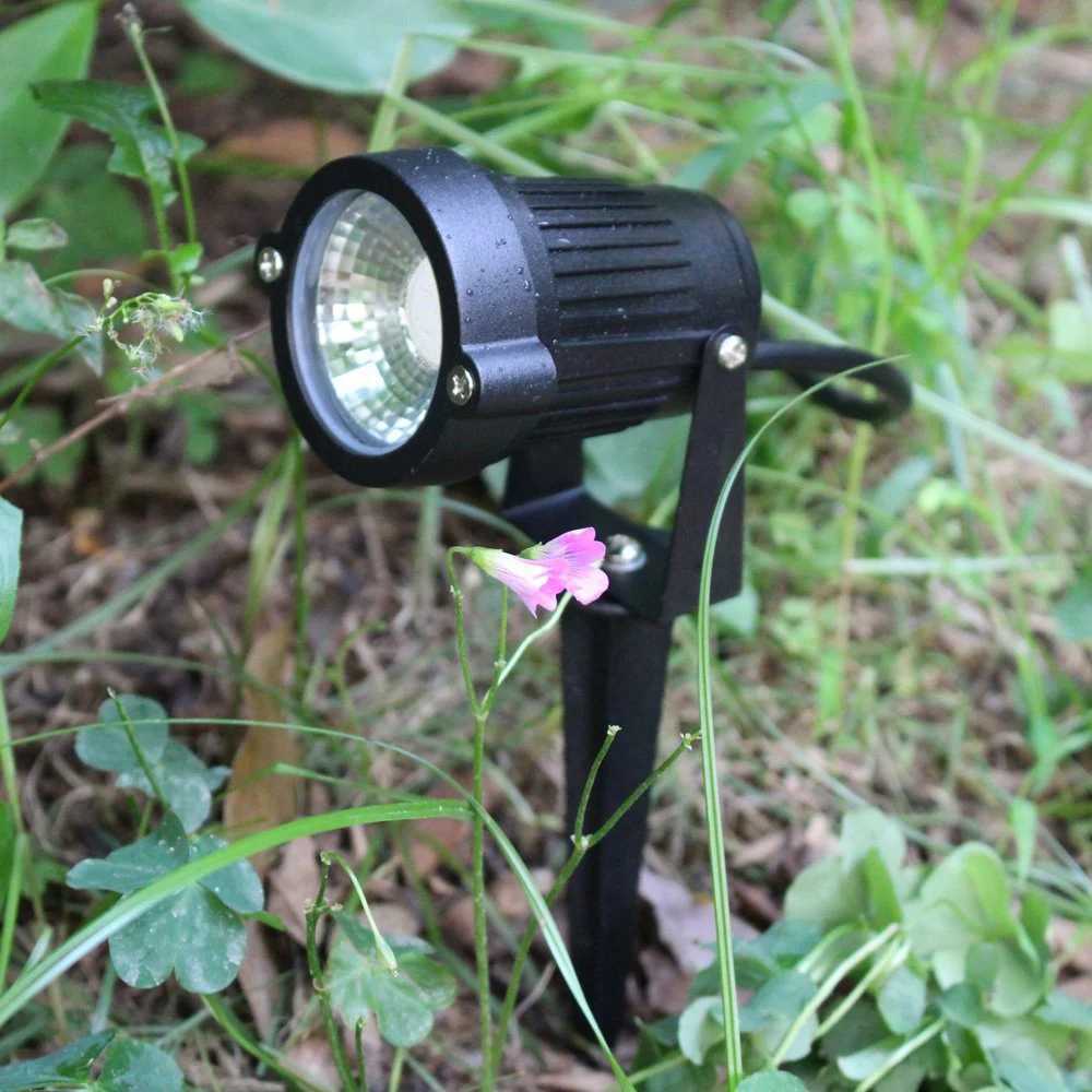 5W COB LED Lawn Lamp DC12V Outdoor Landscape Light Spot Light IP65 Water Resistance for Garden Yard Courtyard Warm White W250607