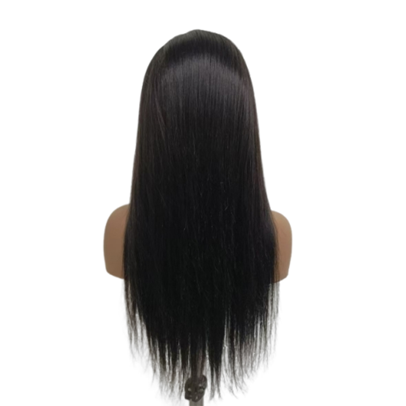 High-quality long straight hair for ladies and real human wigs