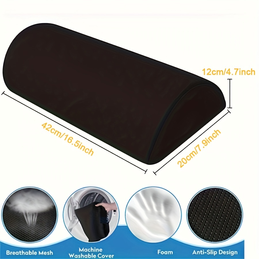 Leg pillow anti-slip memory cotton slow rebound double-layer semi-circular leg pillow leg lift foot pad pillow