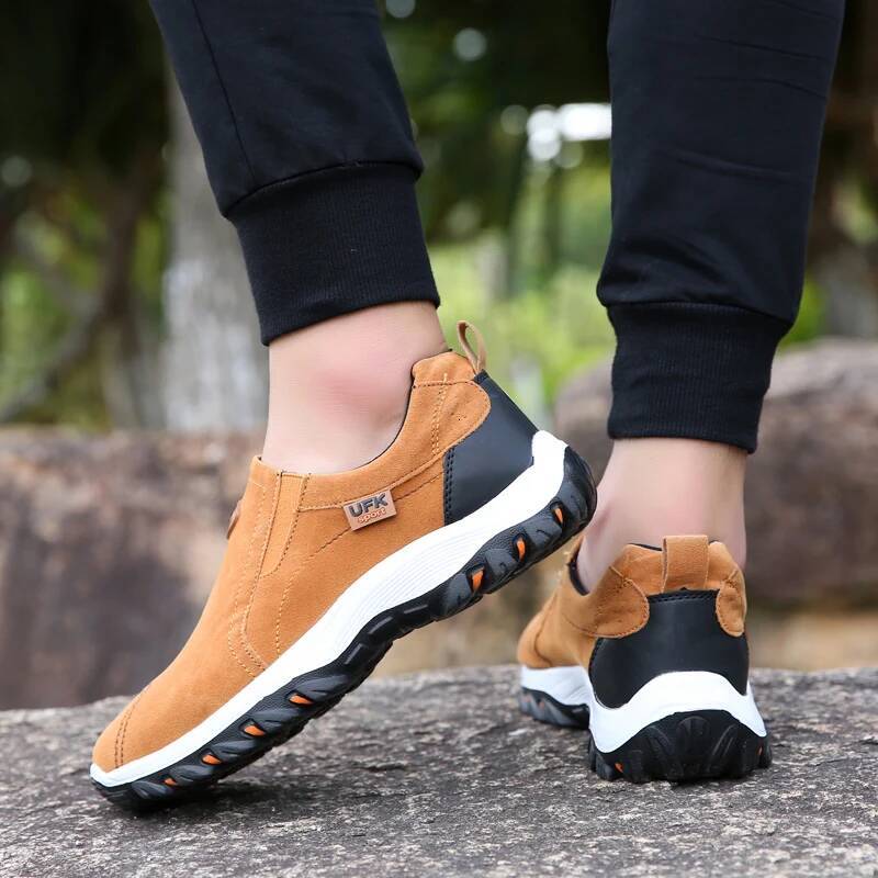 Ddmyoutdoor Spring Summer Outdoor Sports For Hot Sale Fashion Yellow Mens Hiking Shoes Plus Size Non Slip Trekking Sneakers Men Outdoor Shoes