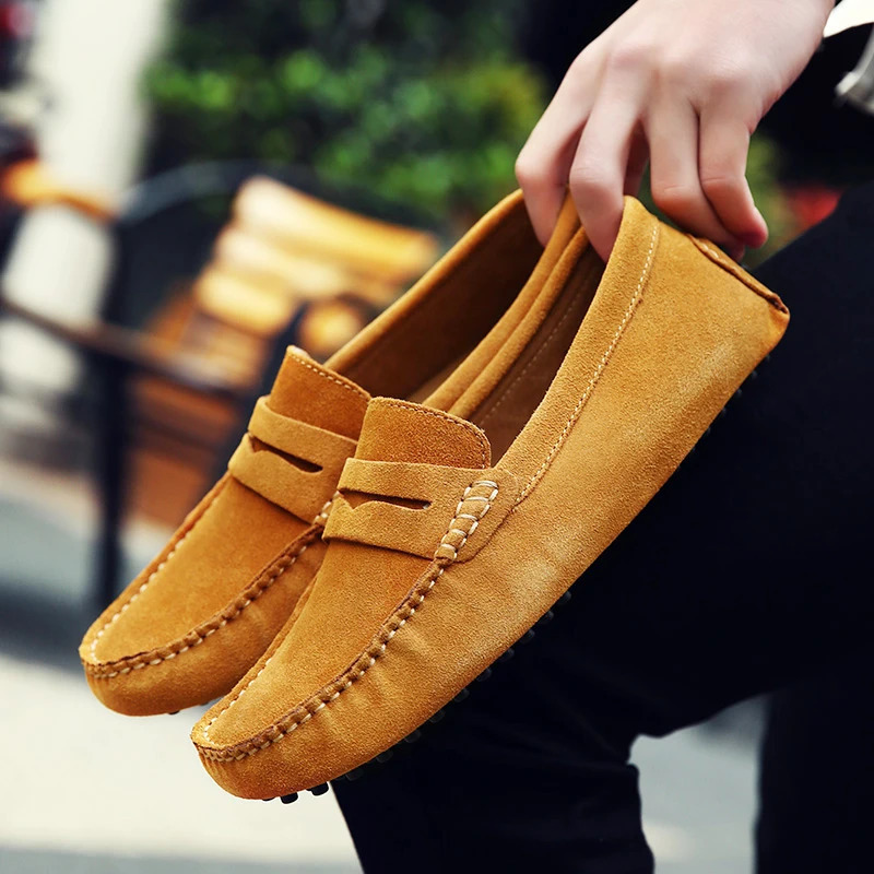 Spring Summer Sell Moccasins Men Loafers High Quality Genuine Leather Shoes Men Flats Lightweight Driving Shoes 250605