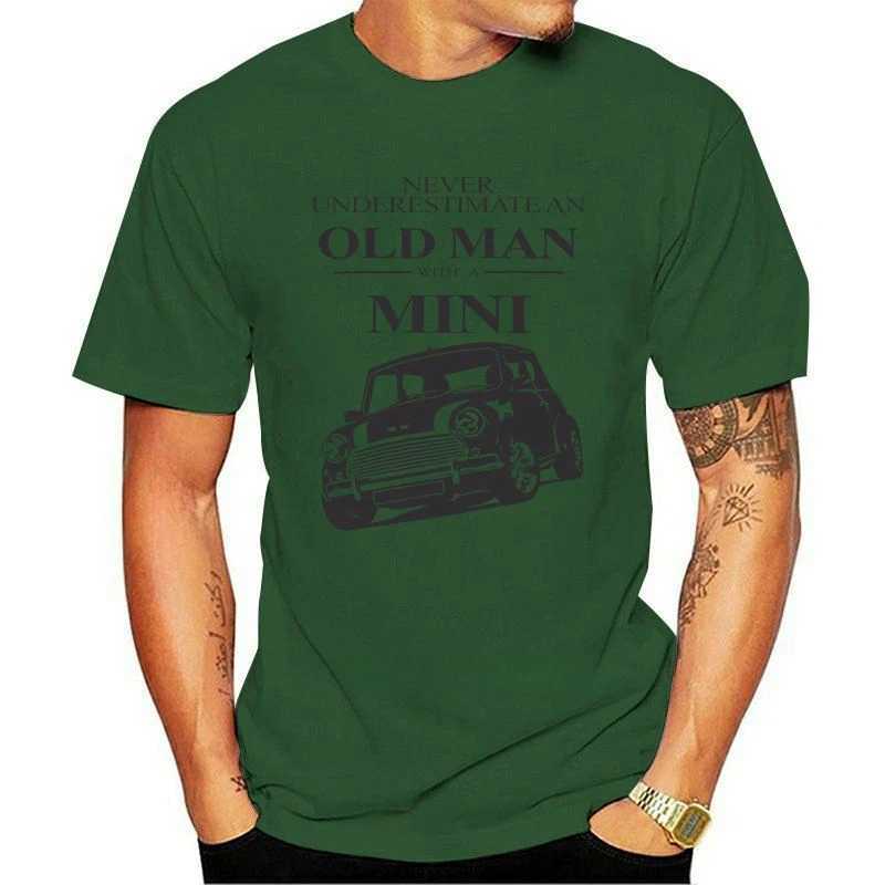 New Old Man With Classic Mini Men Women Vest Unisex T Shirt Cool Casual pride t shirt Unisex Fashion t-shirt summer Round Neck W250607