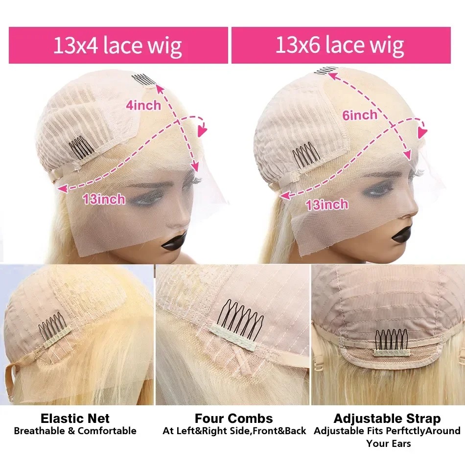 200% Density Deep Wave Frontal Wig 13x6 Hd Lace 13x4 Lace Frontal Curly Wig Water Wave Honey Blonde Wig Human Hair synthetic lace front wigs