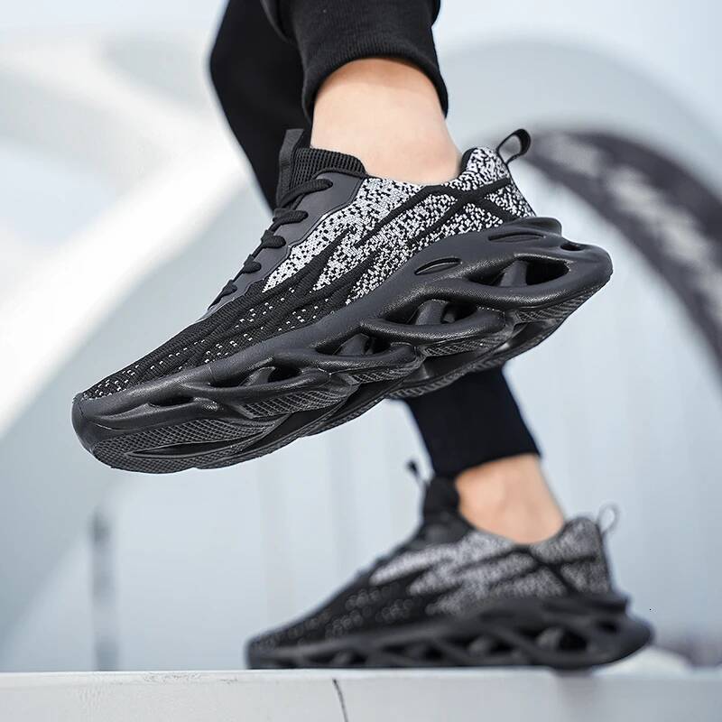 Ddmyoutdoor Men S Mesh Breathable Casual Sneaker Platform Anti Slip Shock Absorbing Lightweight Soft Sole Fashion Running Shoes Outdoor Shoes