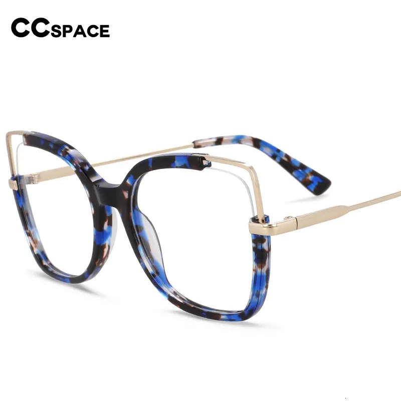 55328 Vintage Square Acetate Glasses Frame Myopia Optical Prescription Eyeglasses Frame Women Korea Eyewear 250604