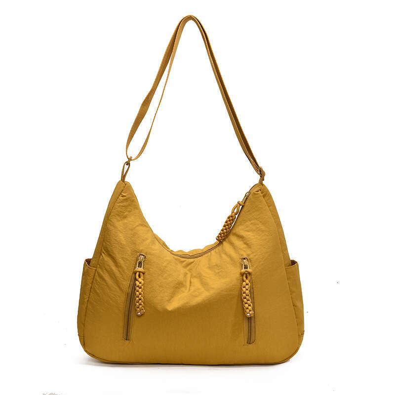 Women's New Crossbody Simple Solid Color Versatile Casual Shoulder Korean Fashion Large Capacity Tote Bag