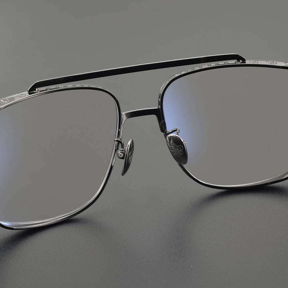 Men Retro Prescription Glasses Gold Pilot Classic Fashion Computer Blue Block Optical Spectacle Eyeglass Reading Eye Frame